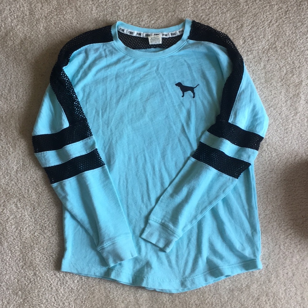 PINK holey longsleeve